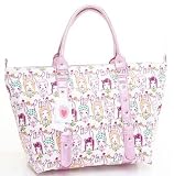 Super Lover Pink Girls Shoulder Purse Canvas Bag S23