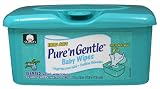 Pure 'n Gentle Baby Wipes, Pop-Up Dispensing, Scented, 80-count Plastic Tub (Pack of 8)