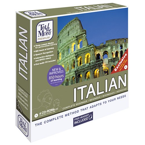 TeLL me More Italian Premium - Complete Beginner, Beginner, Intermediate  Advanced
