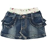 【H28年春物】 CHILD CHAMP(チャイルド チャンプ) ストレッチデニムバックフリルスカート 100cm/NB NO.C-86161404