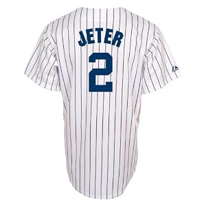 Derek Jeter New York Yankees Replica Home Jersey