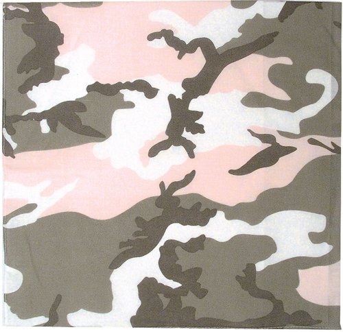 Subdued Pink Camouflage Bandana (22