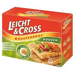 Leicht & Cross Roggen Knusperbrot, 8er Pack (8 x 125 g Packung)