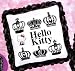 Hello Kitty Crown White Pillow w/ Lace 71092_s-2