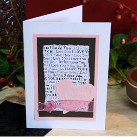 Pink Love Handmade Card