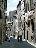 IMAGE OF Via San Caterino, off Costa San Antonio, in Oca District of Siena, Tuscany, Italy Stretched Canvas Poster Print by Richard Ashworth, 24x32