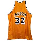 Magic Johnson Los Angeles Lakers Autographed Gold Jersey