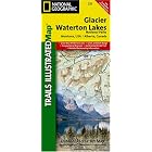 Glacier and Waterton Lakes National Park, MT - Trails Illustrated Map #215 (National Geographic... by National Geographic Maps