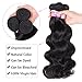 Mike & Mary® Top 7A Best Brazilian Hair 3 Bundles with Lace Closure 4x4