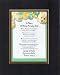 Touching and Heartfelt Poem for Newborn - Is Any Miracle? (for newborn) Poem on 11 x 14 inches Double Beveled Matting