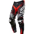Fox Racing 360 Houston Victory Men's Dirt Bike Motorcycle Pants w/ Free B&F Heart Sticker Bundle - Black/Red
