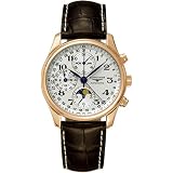 Longines Watches Longines Automatic Chronograph Master Complication 18k Solid Rose Gold Transparent... 