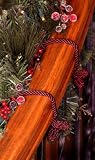 Decorative Garland Twist Ties- Burgundy, 6pk