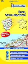 Eure, Seine-Maritime (Michelin Local Maps)