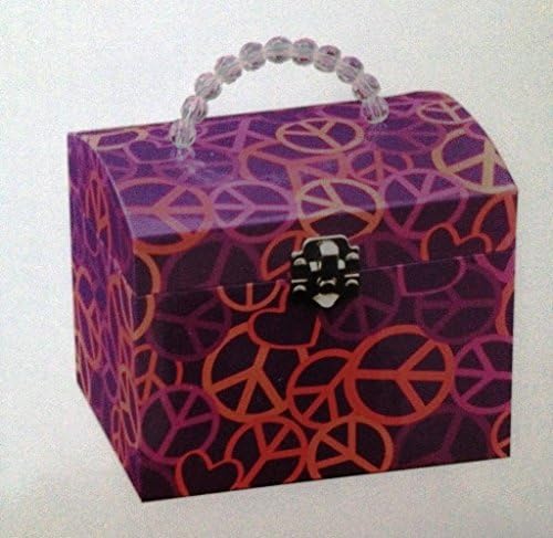 Musical Jewelry Box - Ballerina Twirls To Swan Lake Tune - Peace Symbol