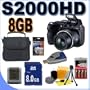 Fujifilm Finepix S2000HD 10.0MP 15x Optical Zoom Digital Camera BigVALUEInc Accessory Saver 8GB NiMH Battery/Rapid Charger Bundle + MORE