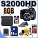 Fuji Finepix S2000HD 10.0MP 15x Optical Zoom Digital Camera (15841174) 8GB SD HC Memory Card Plus MORE BigVALUEInc Saver Accessory Bundle
