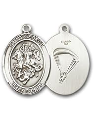 Sterling Silver St. George Paratrooper Medal