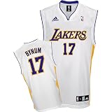 Adidas Los Angeles Lakers Andrew Bynum Youth (Sizes 8-20) Replica Alternate Jersey Medium