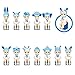 1pc Random Sonny Angel Mini Figure 11th Anniversary Series Sea Blue with Chair