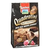 Loacker Quadratini, Bite Size Wafer Cookies, Dark Chocolate, 8.82-Ounce (Pack of 3)
