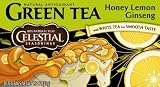 Celestial Seasonings Green Tea, Honey Lemon Ginseng, 20-Count Tea Bags (Pack of 6)  [Amazon Frustration-Free Packaging]