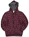Forum Youngblood Men's Hooded Zip Sweatshirt - Rubine / Black
