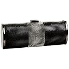 Whiting & Davis Crystal Banded Minaudiere