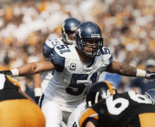 LOFA TATUPU SEATTLE SEAHAWKS 8X10 HIGH GLOSSY SPORTS ACTION PHOTO (O)