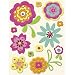 Berry Sweet Fabric Art Felt Stickers-Florals