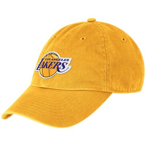 adidas Los Angeles Lakers Ladies Gold Basic Logo Slouch Adjustable Hat -
