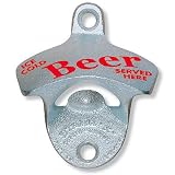 Ice Cold Beer Served Here Wall Mounted Bottle Opener