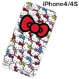 ハローキティ×AMONNLISA iPhone4・4S対応ケース フェイスズ　HK77i-phone-007