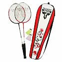 Talbot Torro Badminton Set 2-FIGHTER SET Modell 2010, rot-schwarz