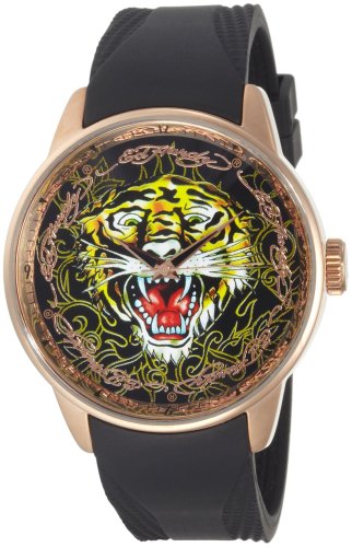 Ed Hardy Men's AU-TG Autometer Tiger Watch
