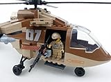 Modbrix 2329 - ★ US ARMY Black Hawk Hubschrauber inkl. custom US Special Forces Soldaten aus original Lego© Teilen ★ - 2