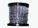 50 yd Fluorescent Dark Blue w/ Silver Holographic CraftLace Spool