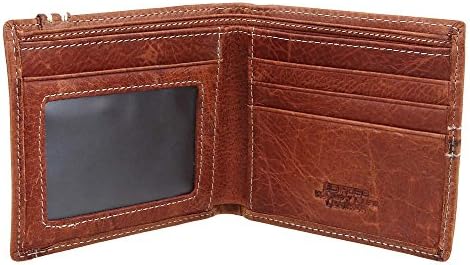 Alexander City Mens Genuine Leather ID Wallet Bifold Trifold