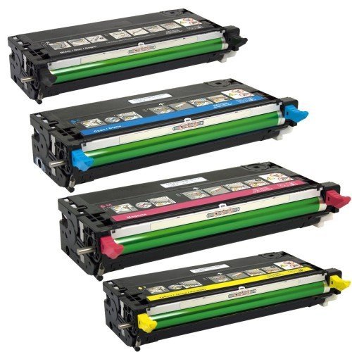 Xerox Phaser 6280n toner cartridge set Part # 106r01392 , 106r01393, 106r01394 106r01395 (oem - high yield) black. Cyan. Magenta. Yellow