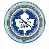 Trademark NHL Toronto Maple Leafs 14 inch Diameter Neon Clock