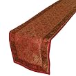 Table Runner in Brocades Handmade Home Furnishings from Banaras, India 13" x 72"