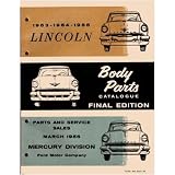 1953 1954 1955 LINCOLN Parts Book List Guide Catalog by Lincoln