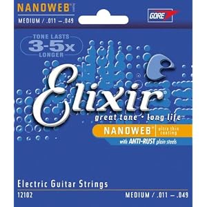 Elixir Strings Electric Guitar Strings, 6 String, Medium NANOWEB Coating 51XsVOcjFxL. SL500 AA300 Elixir Strings Electric Guitar Strings, 6 String, Medium NANOWEB Coating