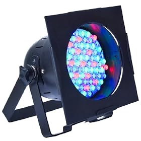 American DJ 38B LED Pro DMX LED PAR Can, Black