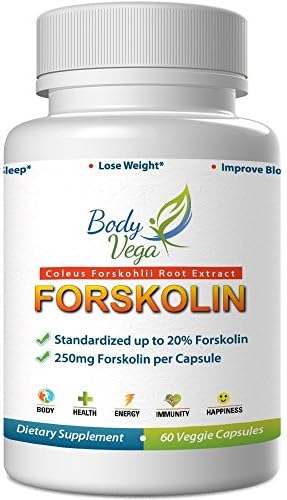 100% Pure Forskolin by BodyVega ★ Increase Metabolism, Burn Fat, Lose Weight, and Protect Muscle ● "As Seen On TV" Recommend Dosage To Maximize Weight Loss and Burn Belly Fat ● Forskolin 250mg 20% Standardized ● Made In USA With 100% Thrilled Customer Guarantee ● *Lose Weight Or Your Money Back!*
