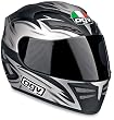 AGV Stealth Shadow Full Face Motorcycle Helmet Silver XXL 2XL 0101-2090 (Closeout)