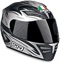 AGV Stealth Shadow Full Face Motorcycle Helmet Silver XXL 2XL 0101-2090 (Closeout)
