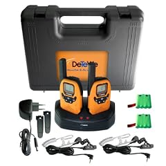 DeTeWe Outdoor PMR 8000 Funkger�t 2er Set mit einer Reichweite von bis zu 9 km -tropfwasserdicht (gepr�ft nach IPX2 Standard)