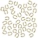 Beadaholique Wire & Thread Protectors, 019 Inch Loops, 144 Pieces, Gold Color