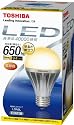 TOSHIBA E-CORE(イー・コア) LED電球(E26口金・一般電球形・白熱電球40W相当 650ルーメン・電球色) LDA9L